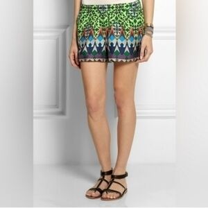 Jcrew gemstone patterned silk shorts Size 4